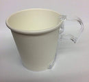 16 oz Paper Coffee Cups with lids - 100/sets- Plus 5-Clip on Cup Handles