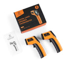 Infrared Thermometer Temperature Gun, 2 Pack Non-contact Laser Thermometers Instant Read Hand Tool For Kitchen/Outdoor, -58℉~716℉, AC Units Heater Check, AAA Battery Not Included