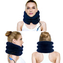 Swtroom Health Cervical Neck Traction Device – Instant Pain Relief for Chronic Neck and Shoulder Pain – Effective Alternate Pain Relieving Remedy,Blue