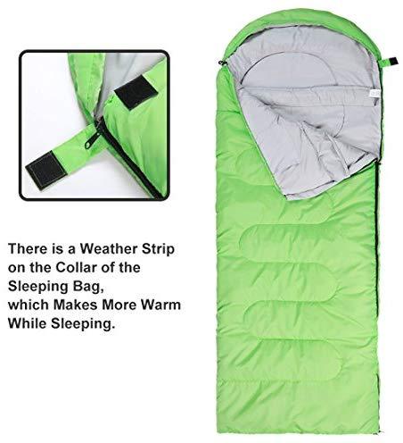 EMONIA Camping Sleeping Bag, 3 Season Waterproof Outdoor Hiking Backpacking Sleeping Bag Perfect for Traveling,Lightweight Portable Envelope Sleeping Bags