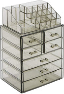 Sorbus Acrylic Cosmetic Makeup and Jewelry Storage Case Display-Spacious Design-for Bathroom, Dresser, Vanity and Countertop (4 Large, 2 Small Drawers, Clear)