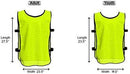 Unlimited Potential Nylon Mesh Scrimmage Team Practice Vests Pinnies Jerseys Bibs for Children Youth Sports Basketball, Soccer, Football, Volleyball (Pack of 12)