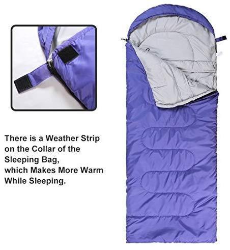 EMONIA Camping Sleeping Bag, 3 Season Waterproof Outdoor Hiking Backpacking Sleeping Bag Perfect for Traveling,Lightweight Portable Envelope Sleeping Bags