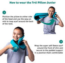 trtl Pillow - Scientifically Proven Super Soft Neck Support Travel Pillow – Machine Washable (Grey)