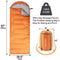 EMONIA Camping Sleeping Bag, 3 Season Waterproof Outdoor Hiking Backpacking Sleeping Bag Perfect for Traveling,Lightweight Portable Envelope Sleeping Bags