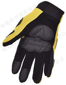 Street Bike Full Finger Motorcycle Gloves 09 (Large, black)