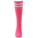 Youth Soccer Socks Fasoar Teens Knee High Football Socks Long Striped Rugby Tube Socks 2/6/10 Pairs