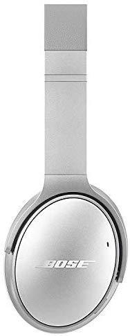 Bose QuietComfort 35 (Series II) Wireless Headphones, Noise Cancelling, with Alexa Voice Control - Silver + 1 Year Extended Warranty + Deco Gear 6.35mm to 3.5mm Adaptor Value Bundle