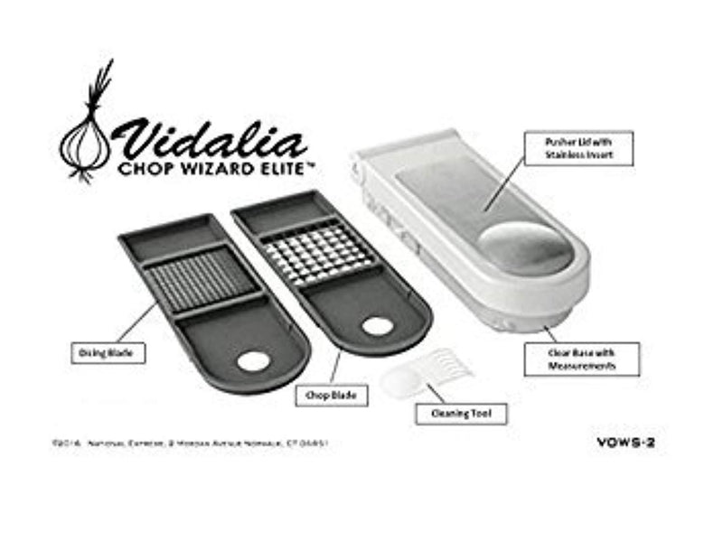 Vidalia Chop Wizard  The Original Elite - 30% More Chopping/Dicing Area Than Other Brands