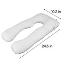 Nexttechnology Pregnancy Pillow Home Sleeping Comfortable Maternity Pillow for Pregnant Women (U Shaped White)