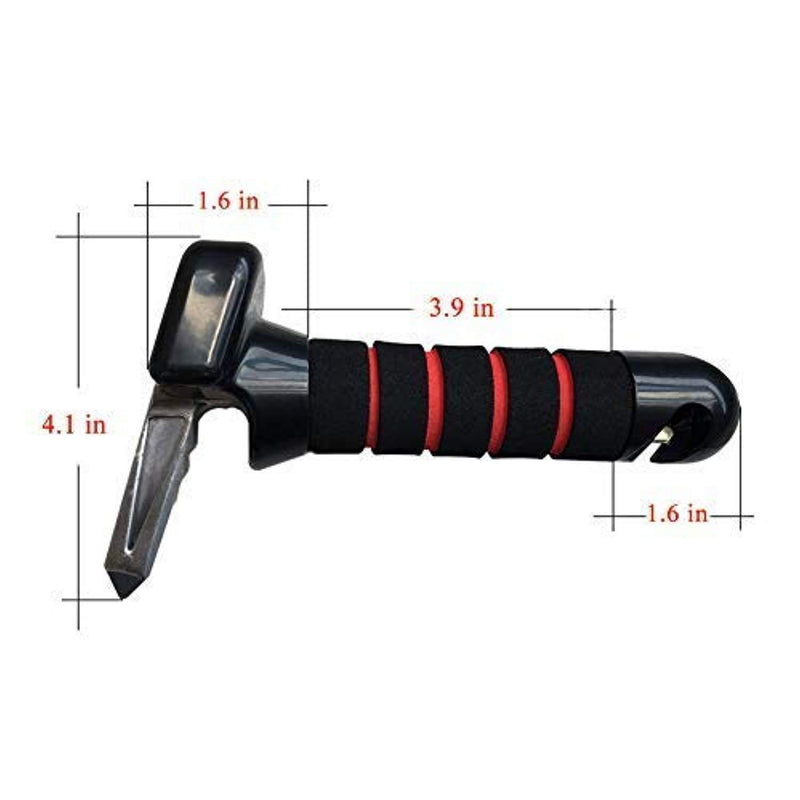 Car Handle, Car Assist Handle Cane with Window Breaker & Seat Belt Cutter & Flashlight for The Elderly and Disabled