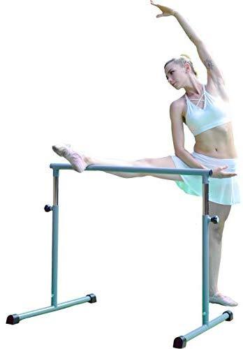 SISYAMA 43.5in/117in Ballet Barre Single/Double/Parallel Bar Portable Freestanding Adjustable Kid Adult Workout Fitness Stretch Dance