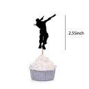 24 Pieces Dance Floss Cupcake toppers for Happy Birthday Cake decoration Party Supplies by NiceLife