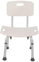 SoSo-BanTian1989 Adjustable Elderly Bath Shower Chair Stool (Gray)