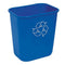 Highmark Office Depot Recycling Bin, 3.25 Gallons, Blue, WB0197