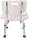 SoSo-BanTian1989 Adjustable Elderly Bath Shower Chair Stool (Gray)