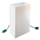 Lumabase 32010 10 Count Electric Luminaria Kit, White