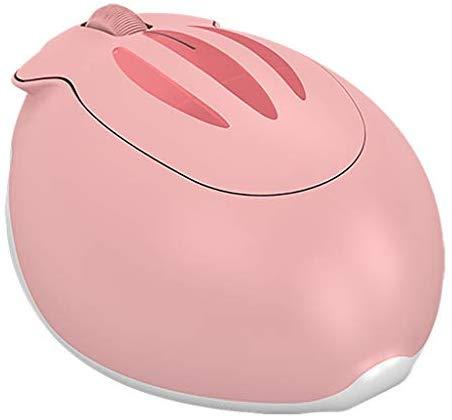 Cathy Clara Cute Hamster Mouse Wireless Mouse 2.4 Ghz 1200 DPI Low Noise Battery Powered Optical Mice for Windows Computer PC Laptop Gift for Girls Kids