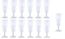 140 pc Clear Plastic Classicware Glass Like Champagne Wedding Parties Toasting Flutes Party Cocktail Cups