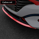Front Lip ,HengJia Auto Parts 2.5m/8.2ft Car carbon fiber front lip,Front Bumper Lip ,Carbon Lip ,Side Skirt, front lip spoiler 100% waterproof protection(Carbon black)