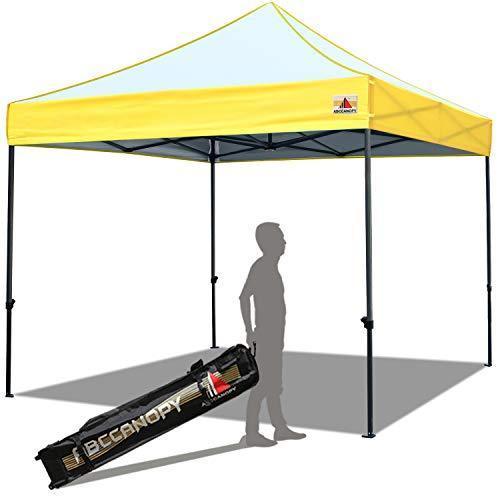 "ABCCANOPY Pop up Canopy Tent Commercial Instant Shelter with Wheeled Carry Bag, 10x10 FT Navy Blue "