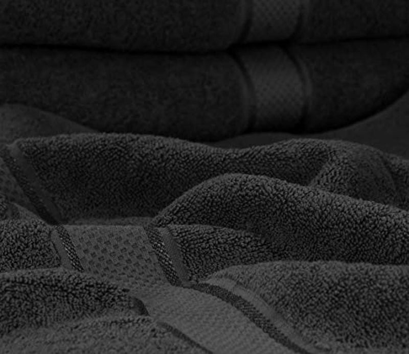 Utopia Towels Premium Bath Towels (Pack of 4, 27 x 54 inches) 100% Ring-Spun Cotton Towel Set (Grey)