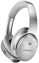 Bose QuietComfort 35 (Series II) Wireless Headphones, Noise Cancelling, with Alexa Voice Control - Silver + 1 Year Extended Warranty + Deco Gear 6.35mm to 3.5mm Adaptor Value Bundle