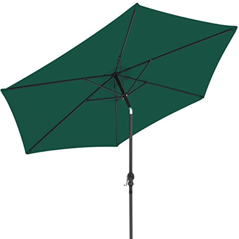 Best Choice Products 10ft Steel Market Outdoor Patio Umbrella w/Crank, Tilt Push Button