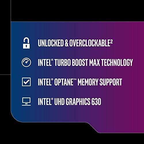 Intel Core i9-9900K Desktop Processor 8 Cores up to 5.0 GHz Turbo unlocked LGA1151 300 Series 95W