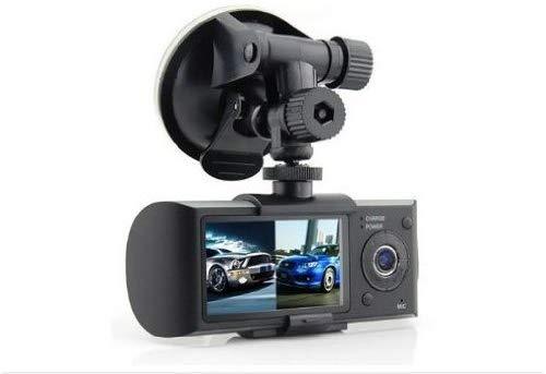 Towallmark Dual Front & Rear Camera DVR Car Vehicle Dash Dashboard GPS Data Recorder 1.3M