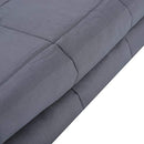 Junovo Weighted Blanket, Heavy Blanket with Premium Cotton and Glass Beads, Great Sleep for People with Anxiety, Insomnia, ADHD, Stress, Autism and OCD (60''x 80'', 20lbs, Dark Grey)