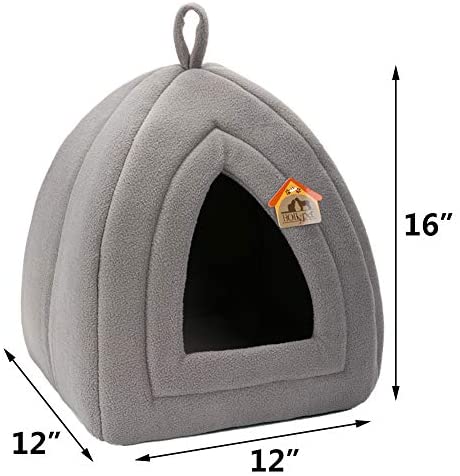 Allan Wendling (Patent) Self-Warming 2 in 1 Foldable Comfortable Triangle Pet Cat Bed Tent House