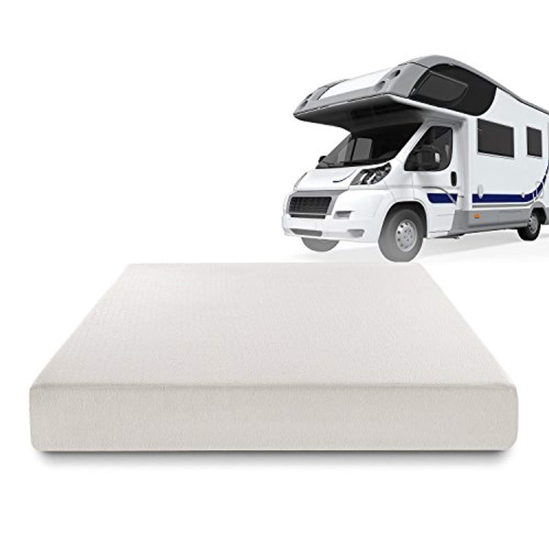 Zinus Deluxe Memory Foam 8 Inch RV / Camper / Trailer / Truck Mattress, Short Queen