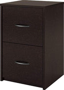 Ameriwood Home Core 2 Drawer File Cabinet, Espresso