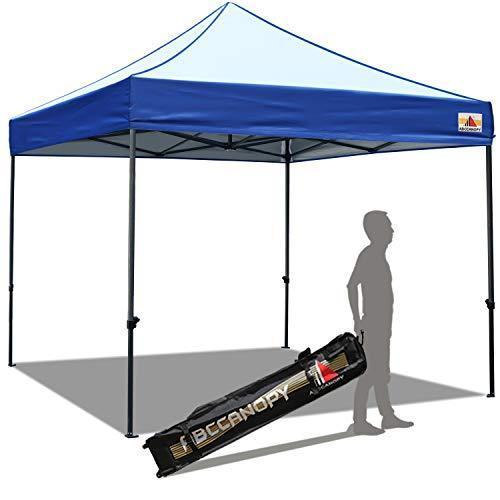 "ABCCANOPY Pop up Canopy Tent Commercial Instant Shelter with Wheeled Carry Bag, 10x10 FT Navy Blue "