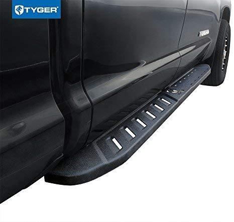 Tyger Auto TG-AM2T20018 Star Armor Kit for 2007-2020 Toyota Tundra Double Cab | Textured Black | Side Step | Nerf Bars | Running Boards