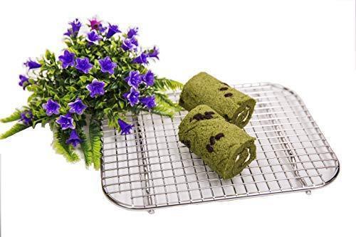 Baking Rack - Cooling Rack - Stainless Steel 304 Grade Roasting Rack - 10" X 15" - Heavy Duty Oven Safe - Metal Wire Grid Rack Design by DuraCasa