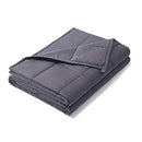 Weighted Idea Cool Weighted Blanket | 12 lbs | 48''x78'' | Cotton | Grey | for Adult Woman and Man