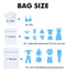 PlusMart 5Pcs Mesh Laundry Bags, Delicates Laundry Bag for Sock, Bra, Underwear, Garment (1 Large, 1 Medium, 3 Bra Laundry Bags)