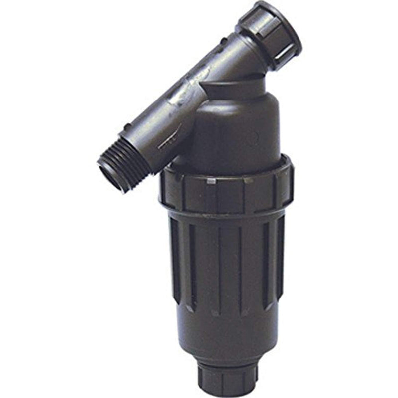 3/4" Drip Irrigation / Hydroponics Y Filter with 155 Mesh Screen - 3/4" FHT X 3/4" MHT Hose Thread Connections