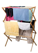 Home-it Clothes Drying Rack Bamboo Wooden Clothes Rack Super Quality Cloth Drying Stand