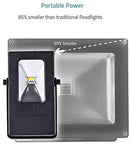 15W Rechargeable Work LOFTEK  Light, 2019 Upgraded, 7 Hours Lasting Battery Powered Flood Light with USB Ports and SOS Modes, Portable and Cordless Security Job Site FloodLight, Black and Yellow