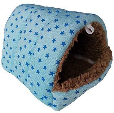 WOWOWMEOW Hamsters Polka Dot Warm Fleece Cave Bed Small Animals Hanging Cage Hideout