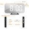 Adoric Digital Alarm Clock - 6.5" Easy Read LED Display, Easy Snooze Function, Dual USB Charger Port