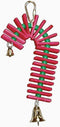 Super Bird Creations 8 by 4-Inch Balsa Candy Cane Bird Toy, Small
