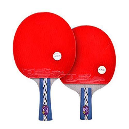 SSHHI Sports Ping Pong Racket Set,Beginner Table Tennis Paddle for Schools and Clubs,Fashion/As Shown/Short Handle