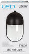 Feit Electric  LED Black Lantern, Security Outdoor Light, 2700K