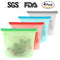 Reusable Food Preservation Bags SiFree Silicone Storage Container Applicable with Refrigerator, Microwave Oven, Toaster Safe Airtight Seal Cooking Bag - 4 PCS