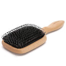 Hair Brush CHOSIN Boar Bristle Hair Brush Natural Wooden Boars Paddle Detangling Cushion Hairbrush for Women Men Kids Good for Thick Long Short Dry Damaged Curly Wavy Frizzy Fine Hair