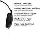 Panasonic Headphones RP-HT161-K Full-Sized Over-the-Ear Lightweight Long-Corded (Black)